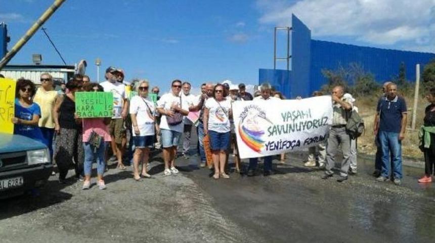 Fo&ccedil;a'da C&uuml;ruf Alanına Atık Yakma Tesisi Yapılmasına Tepki