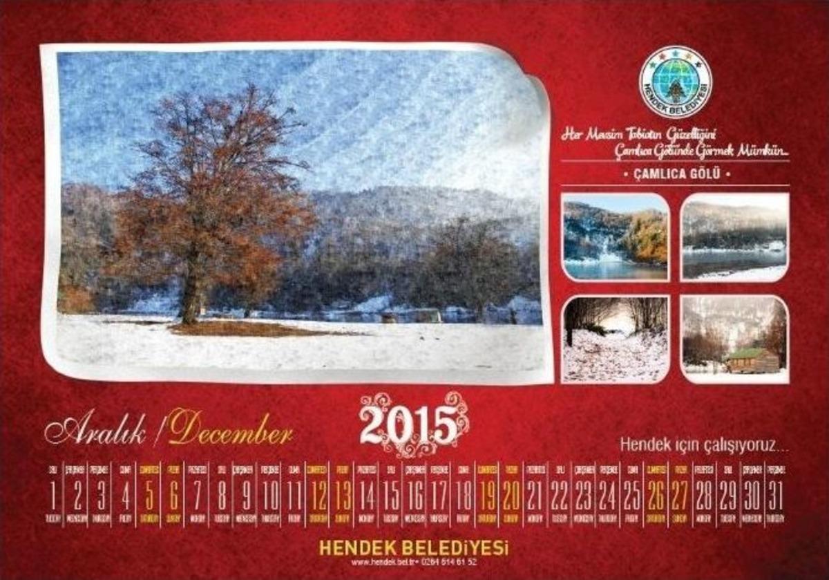 Hendek Belediyesi Duvar Ve Masa Takvimlerini Dağıtmaya Başladı