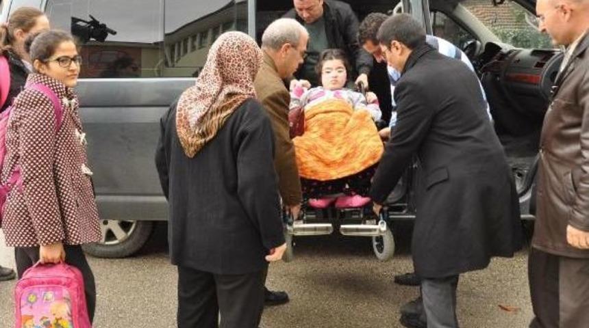 SERVİS SAĞLANDI, DİLARA OKULUNA KAVUŞTU