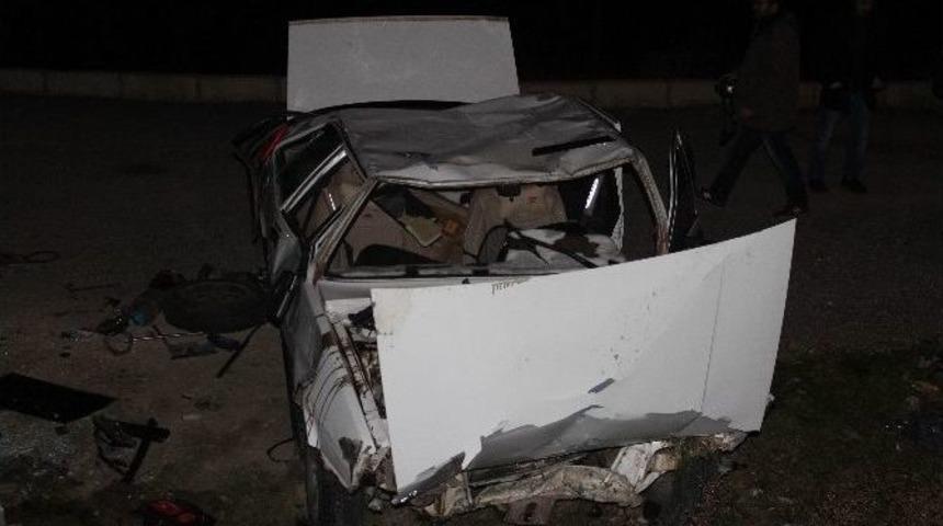 Otomobil Şarampole Yuvarlandı: 1 Yaralı