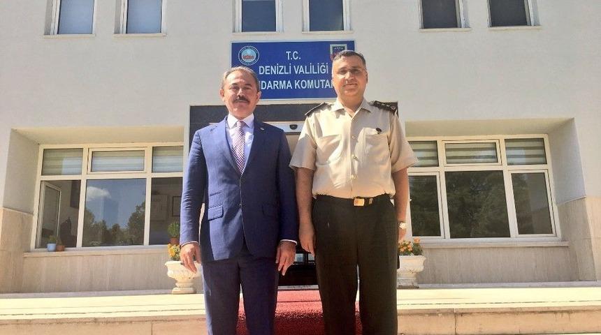 Ak Partili Tin, İl Jandarma Komutanı D&uuml;z&rsquo;&uuml; Ziyaret Etti