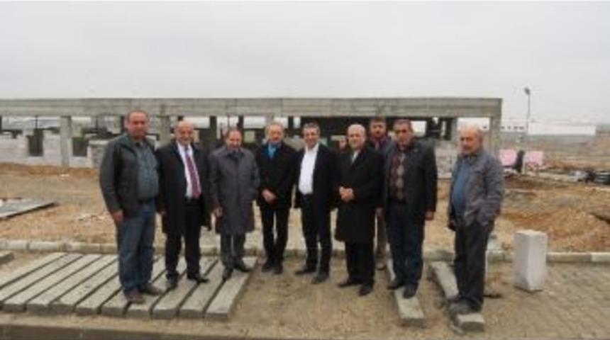 Milletvekillerinden Osb &Ccedil;ocuk Kreşi İnşaatına İnceleme