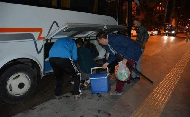 Bilecikli Amat&ouml;r Balık&ccedil;ılardan Oluşan 23 Kişi Cunda Adası&rsquo;na Avlanmaya Gitti 2