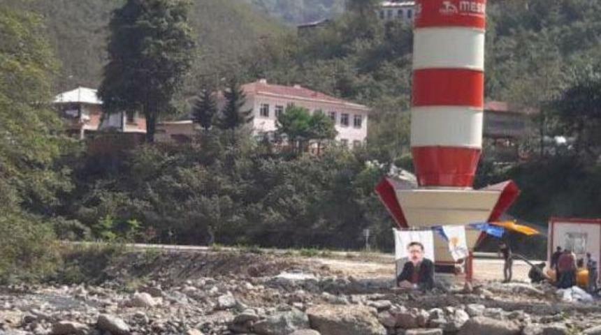 Okul Yakınında Beton Santrali Kurulmasına Tepki