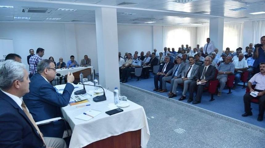 Vali Su, Muhtarlarla Bir Araya Geldi