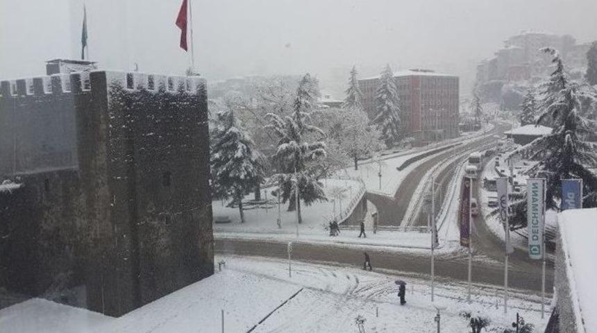 Trabzon&rsquo;dan Kar Manzaraları