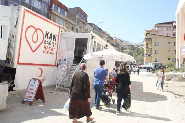 Kızılay Hakkari’de Kan Bağışı Kampanyası Başlattı