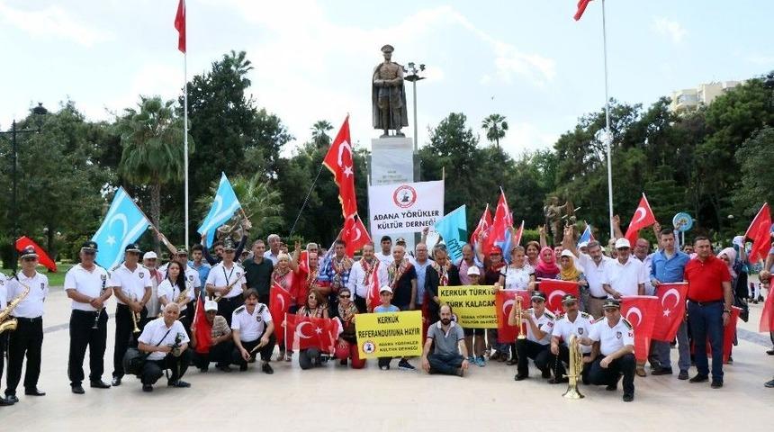 T&uuml;rkmenler, Referanduma 2 G&uuml;n Kala Toplanıp Barzani&rsquo;ye Seslendi