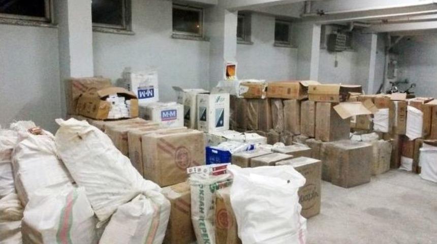 Manisa&rsquo;da Ka&ccedil;ak Sigara Operasyonu