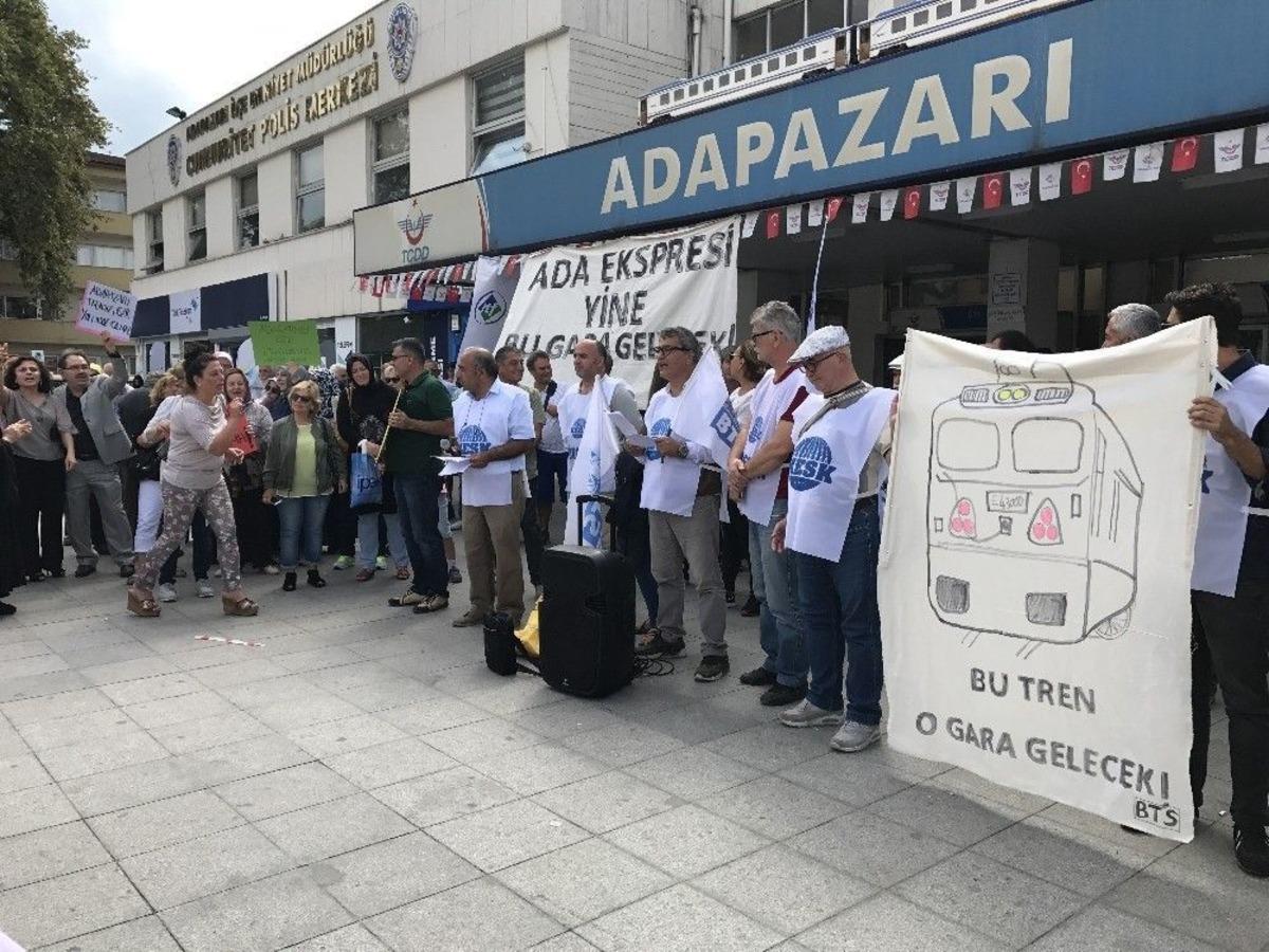 Ada Express&rsquo;i İ&ccedil;in Eylem Yaptılar