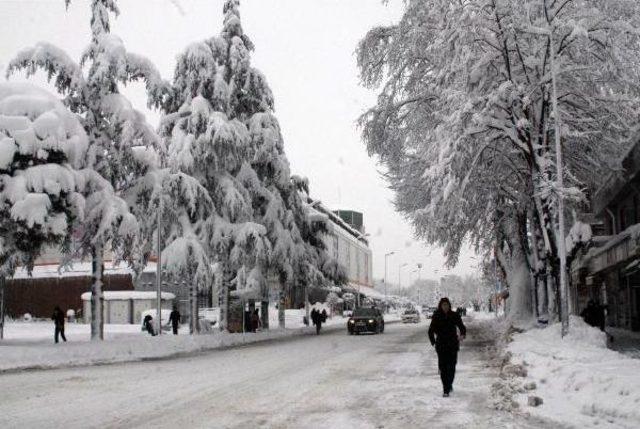 Düzce'de 220 Köy Yolu Ulaşıma Kapandı (3)