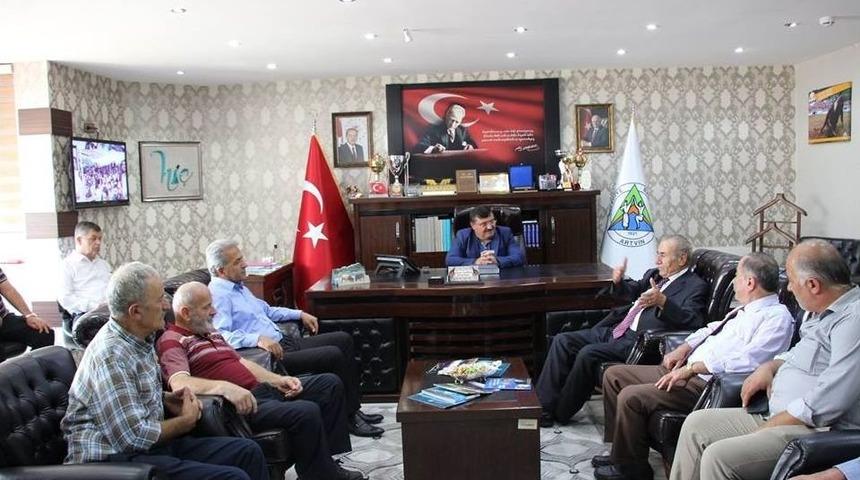 Eski Bakan Ekinci&rsquo;den Başkan Kocatepeye Ziyaret