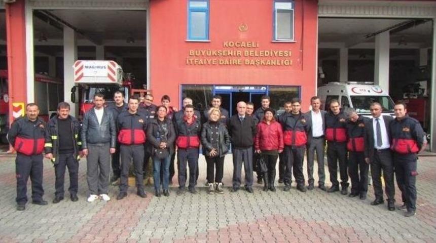 Hayat Kurtaran İtfaiyecilere Teşekkür Ettiler