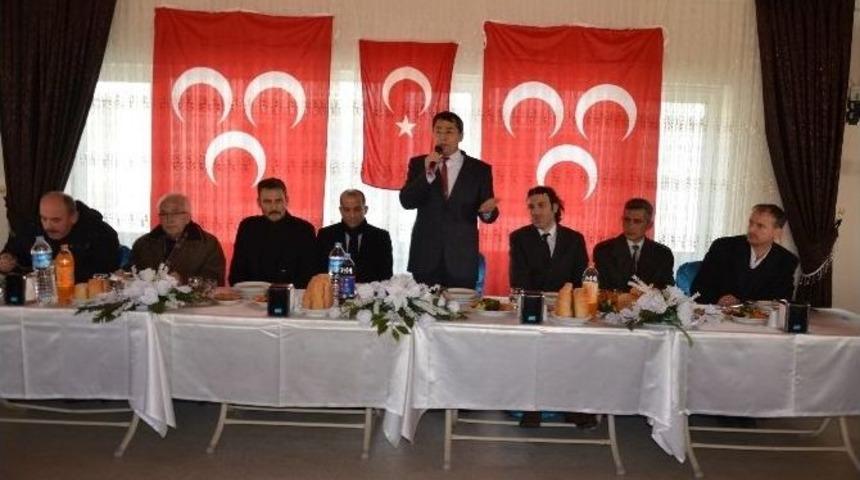 Bafra Mhp Teşkilatı Delegelerle Yemekte Buluştu
