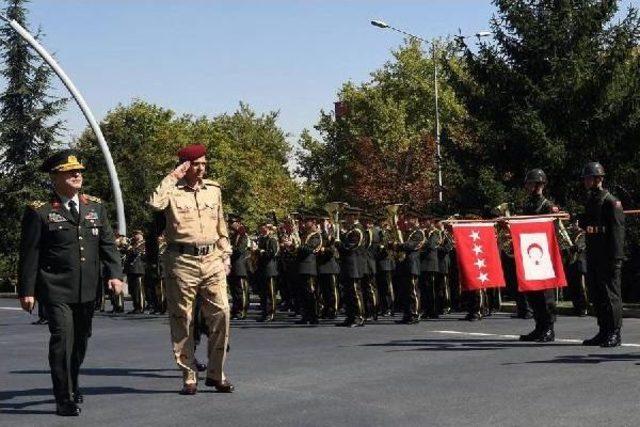 Orgeneral Hulusi Akar, Iraklı Mevkidaşı  Orgeneral Osman Ali Ferhud El-Ghanimi Ile Görüştü