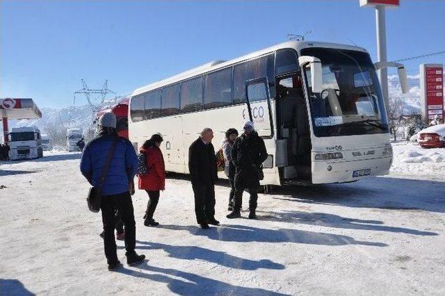 Seydişehir&rsquo;de Mahsur Kalan G&uuml;ney Koreliler Memnun Ayrıldı 2