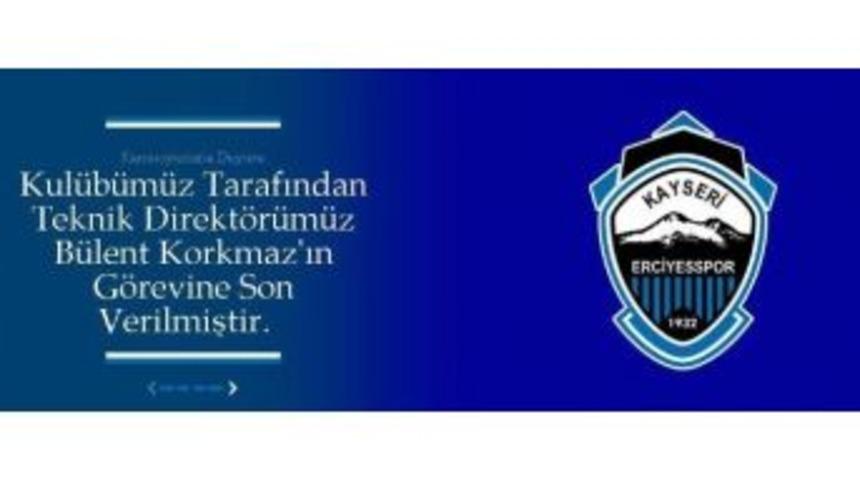 Suat Altın İnşaat Kayseri Erciyesspor&rsquo;da B&uuml;lent Korkmaz&rsquo;ın G&ouml;revine Son Verildi