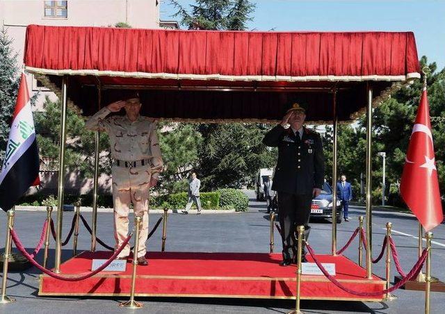 Irak Genelkurmay Başkanı Ve Beraberindeki Heyet, Genelkurmay Başkanı Akar’ı Ziyaret Etti 2