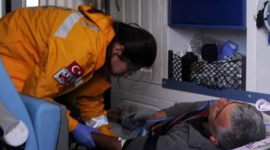 Polis, Asılı Olduğu Ipi Keserek Kurtardı