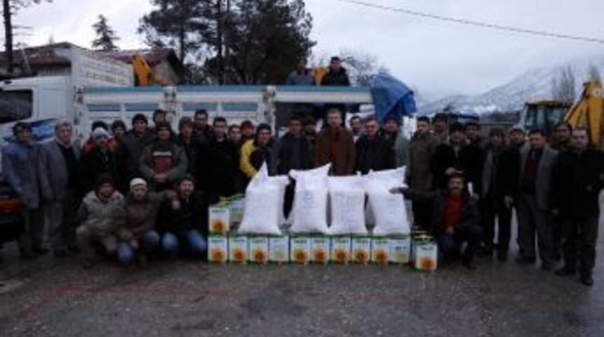 Sarıcakaya Belediye Başkanından &Ccedil;alışanlara Yeni Yıl Hediyesi