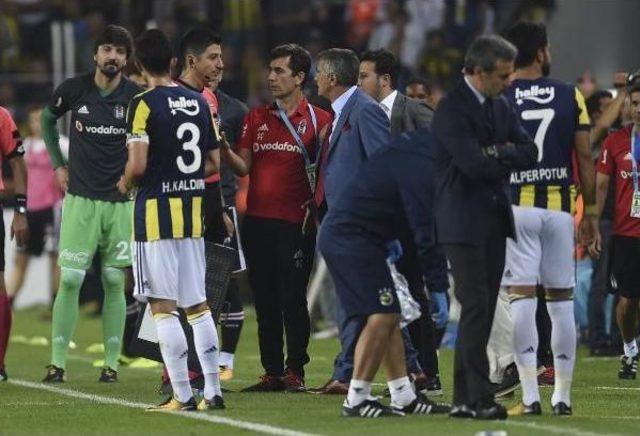 Şenol Güneş, Hakem Tarafından Tribüne Gönderildi (Fotoğraflar)