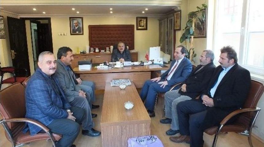 Rekt&ouml;r Alkan&rsquo;dan Ziraat Odasına Ziyaret