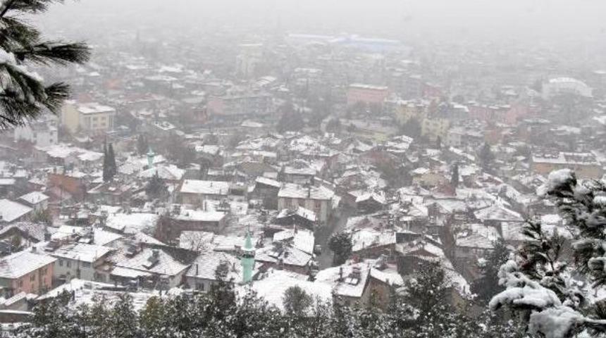BURDUR'DA KAR MANZARASI