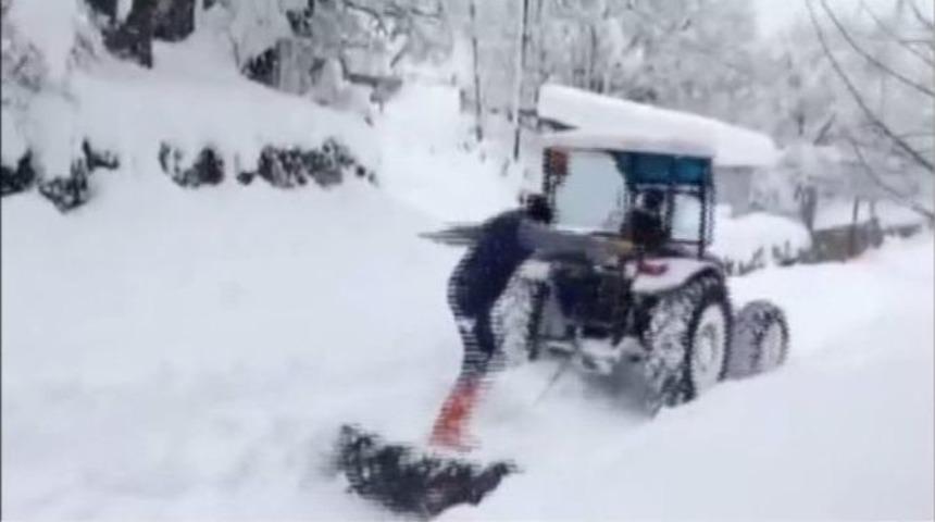 K&ouml;yl&uuml;lerin İlgin&ccedil; Kar Temizleme Y&ouml;ntemi