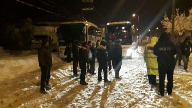 Tem Bolu Dağı Geçişinin Ankara Yönü Ulaşıma Kapandı (8)