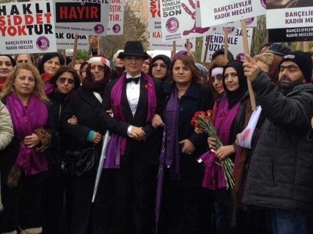 BAH&Ccedil;ELİEVLER DE "KADINA ŞİDDETE HAYIR" Y&Uuml;R&Uuml;Y&Uuml;Ş&Uuml; 2