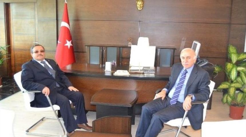 Vali Şahin, Kaymakam Atlamaz&rsquo;ı Ziyaret Etti