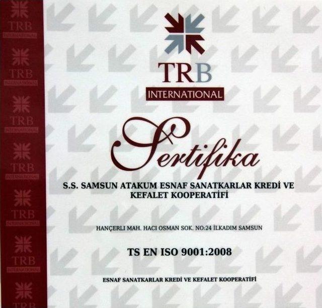 Kooperatifteki Kaliteli Hizmet Iso 9001 S&uuml;resini Uzattı 1