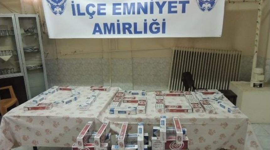 Digor&rsquo;da 3 Bin Paket Ka&ccedil;ak Sigara İmha Edildi