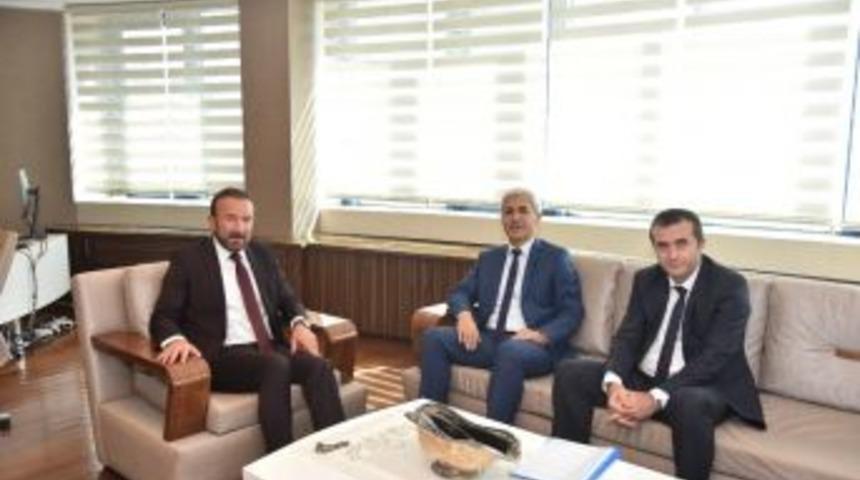 İsu Genel M&uuml;d&uuml;r&uuml;nden Başkan Doğan&rsquo;a Ziyaret
