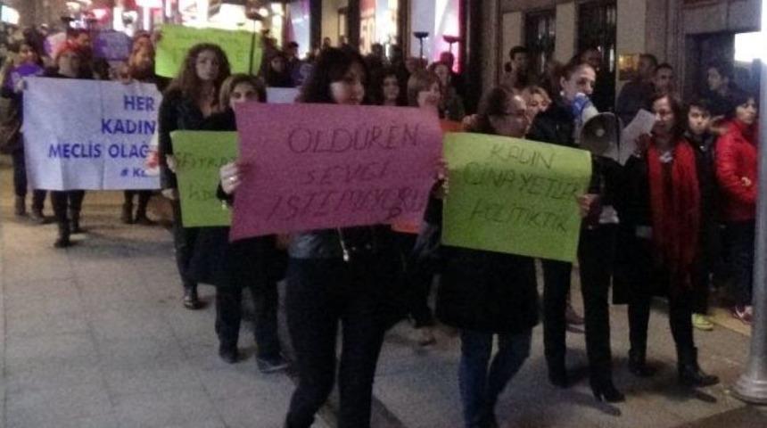 Giresun&rsquo;da Kadına Şiddete Tepki Y&uuml;r&uuml;y&uuml;ş&uuml;