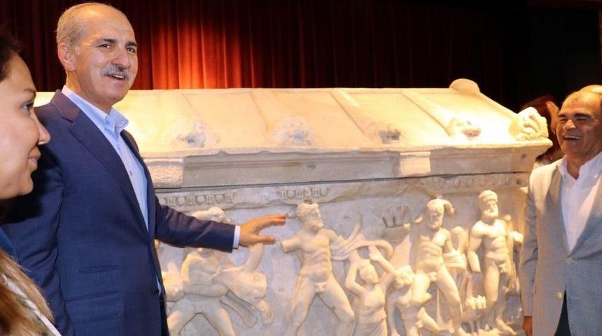 57 Yıl Sonra Ait Olduğu Topraklara D&ouml;nen Herakles Lahdi A&ccedil;ıldı