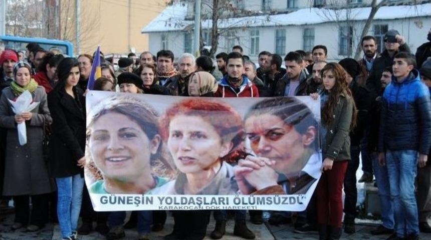 Tunceli&rsquo;de Paris&rsquo;te &Ouml;ld&uuml;r&uuml;len 3 Kadın İ&ccedil;in Y&uuml;r&uuml;y&uuml;ş Yapıldı