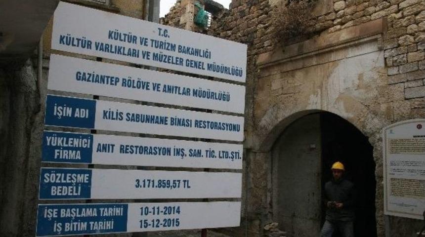 Tarihi Sabun İmalathanesi Restore Edilmeye Başlandı