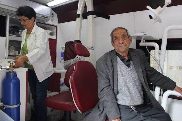 Aydın Huzurevi Sakinleri Ağız Ve Diş Taramasından Ge&ccedil;ti 1