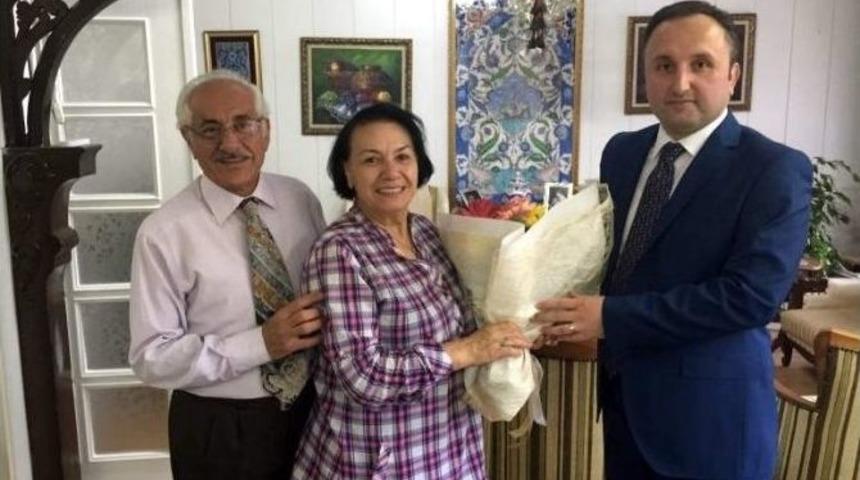 M&uuml;d&uuml;r Coşkun Esen, Emekli &Ouml;ğretmenleri Evlerinde Ziyaret Etti