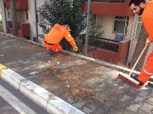 K&ouml;rfez Belediyesi Temizlikte Sınır Tanımıyor 1