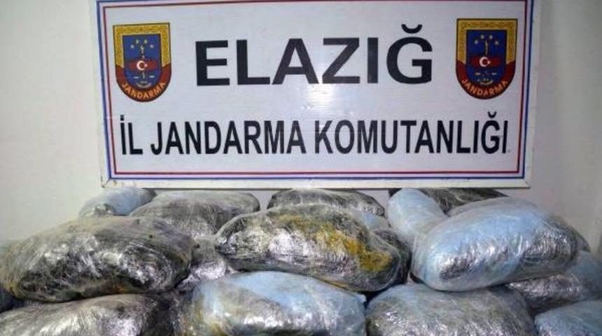 ELAZIĞ'DA 90 KİLO ESRAR ELE GE&Ccedil;İRİLDİ