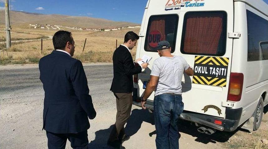 Bolvadin&rsquo;de &Ouml;ğrenci Servislerine Y&ouml;nelik Denetim Yapıldı