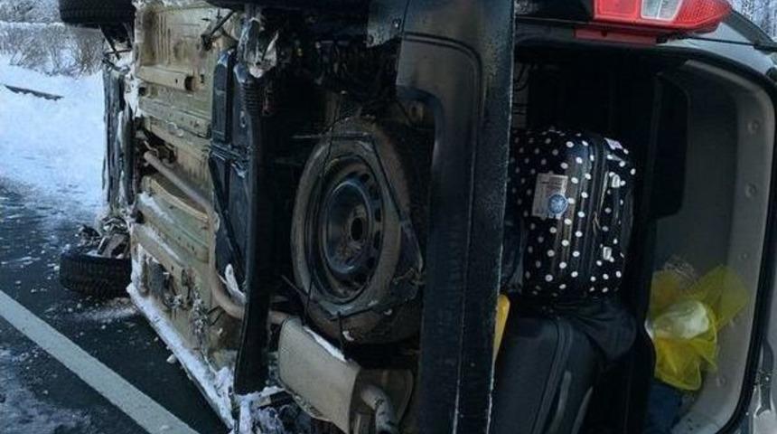 &Ccedil;aykur Rizesporlu Sercan Trafik Kazası Ge&ccedil;irdi