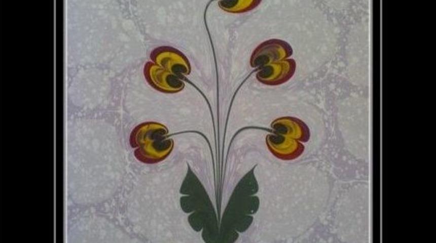 Hicabi G&uuml;lgen&rsquo;e K&uuml;lt&uuml;r Bakanlığı&rsquo;ndan Ebru Sanat&ccedil;ısı Unvanı