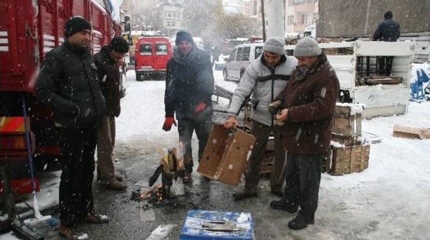 Yozgat&rsquo;ta Kar Hayatı Olumsuz Etkiledi