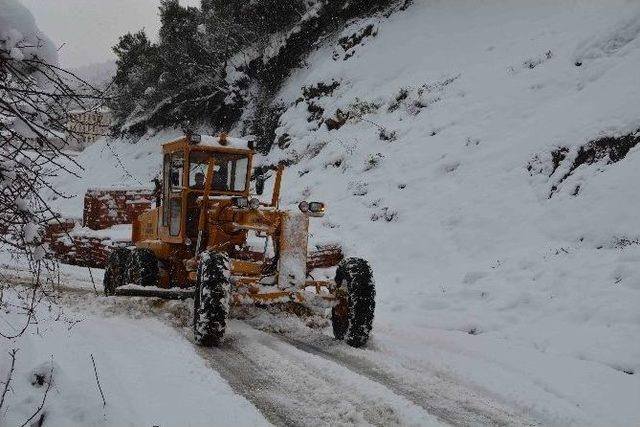 İnebolu Belediyesi’nin Karla Mücadelesi Sürüyor