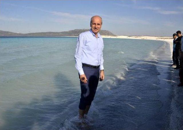 Bakan Kurtulmuş, Salda Gölü'nde