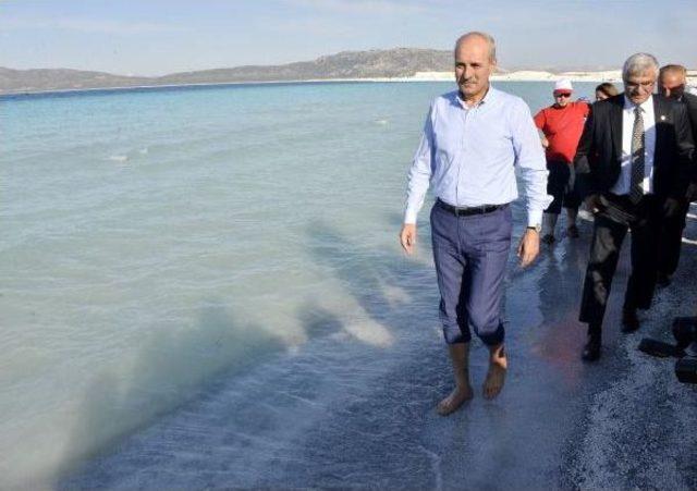 Bakan Kurtulmuş, Salda Gölü'nde