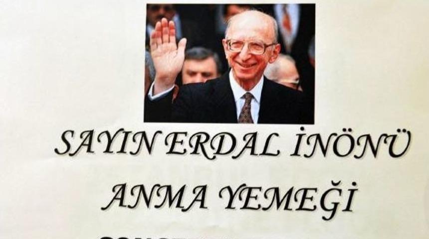 Kılı&ccedil;daroğlu, Erdal İn&ouml;n&uuml;'y&uuml; Anma Yemeğine Katıldı